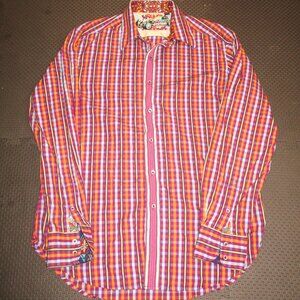 Robert Graham Button Down Shirt Men's Size M